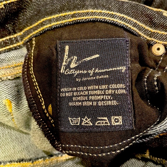 Citizens Of Humanity Ava Jeans Size 28 Low Rise Classic Straight Leg Dark Wash - Picture 6 of 16